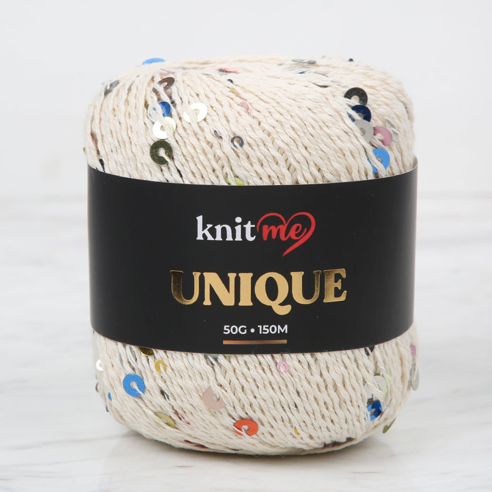 Knitme UNIQUE Krem El Örgü İpi - 22